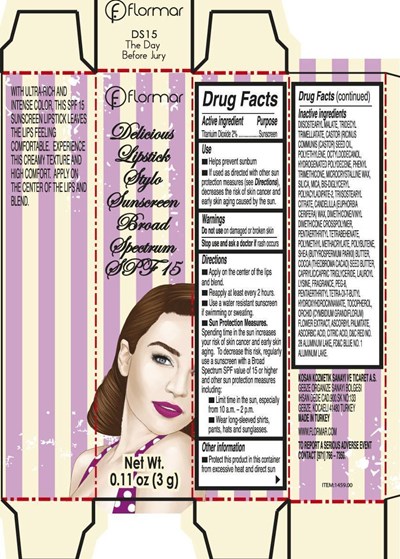 Flormar Delicious Lipstick Sytlo Ds15 (Flormar Delicious Lipstick Sytlo Ds15)